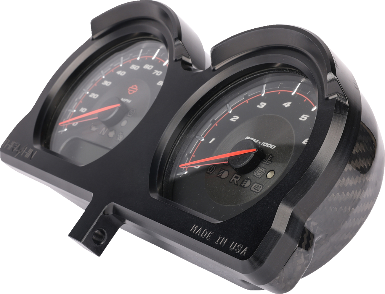 GAUGE RELOC KT FLTR BLK