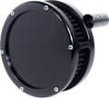 AIR CLEANER BA SLIM SOLID COVER BLACK/BLACK 08-16 TOURING