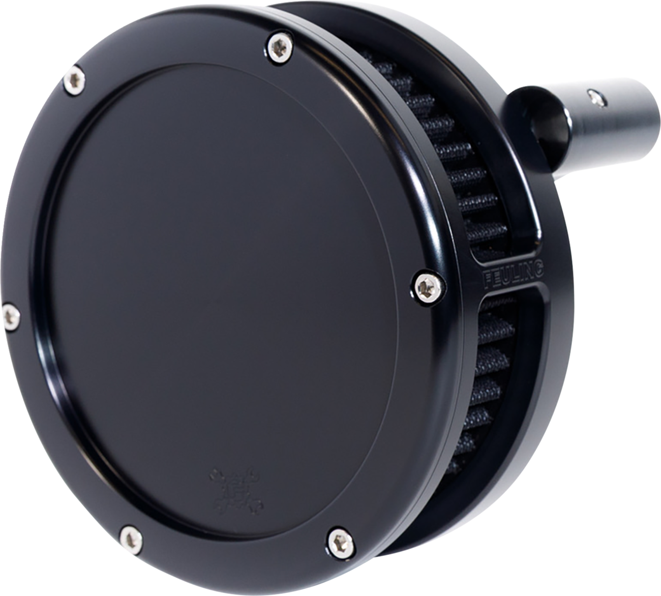 AIR CLEANER BA SLIM SOLID COVER BLACK/BLACK 08-16 TOURING