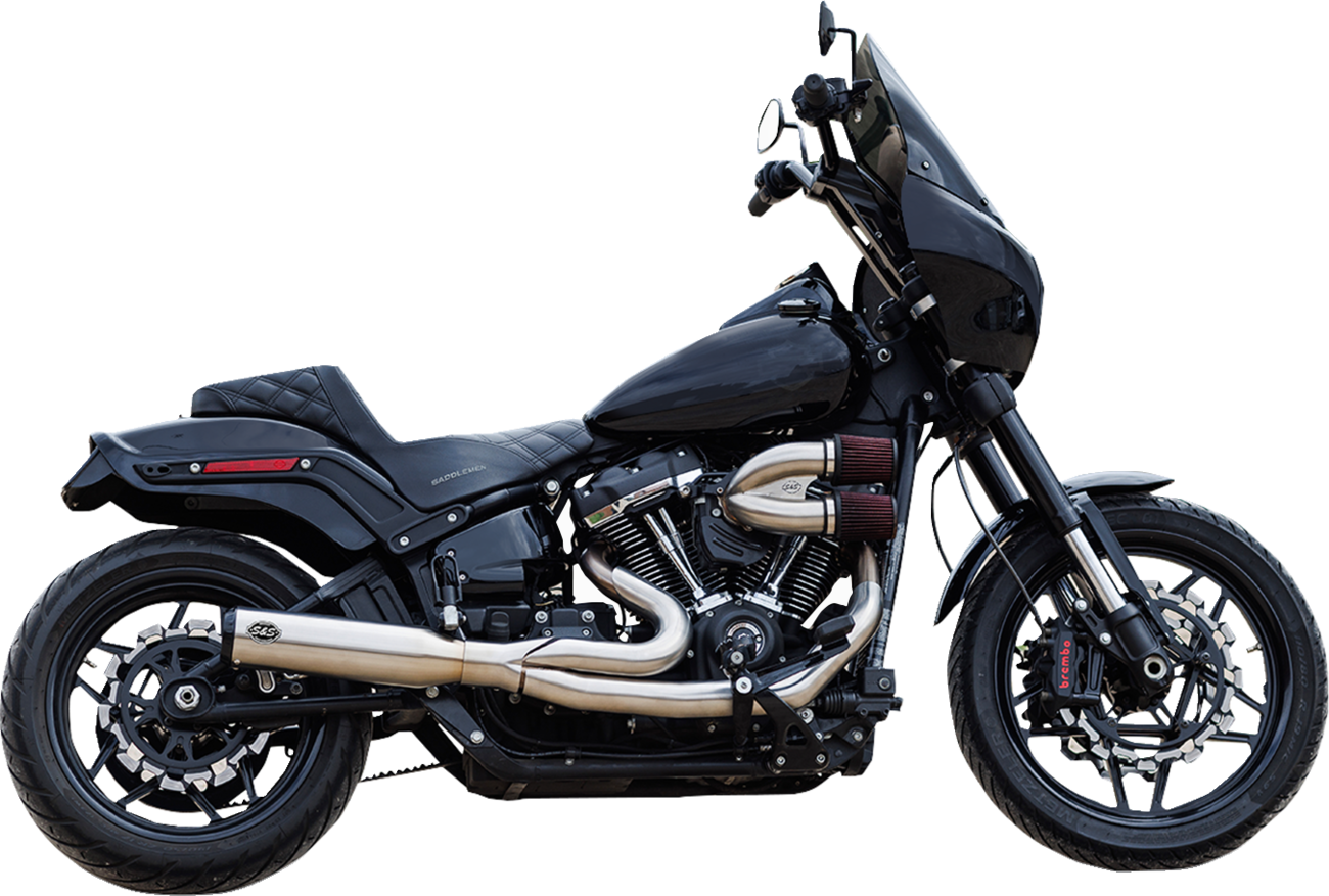 Exhaust 2:1 Qualifier 50 State Stainless M8 Softail 2018-23