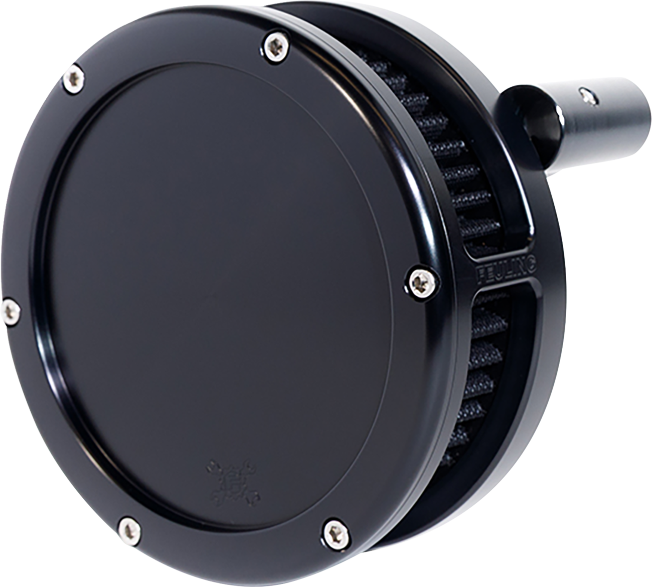 AIR CLEANER BA SLIM SOLID COVER BLACK/BLACK 99-17 TWIN CAM