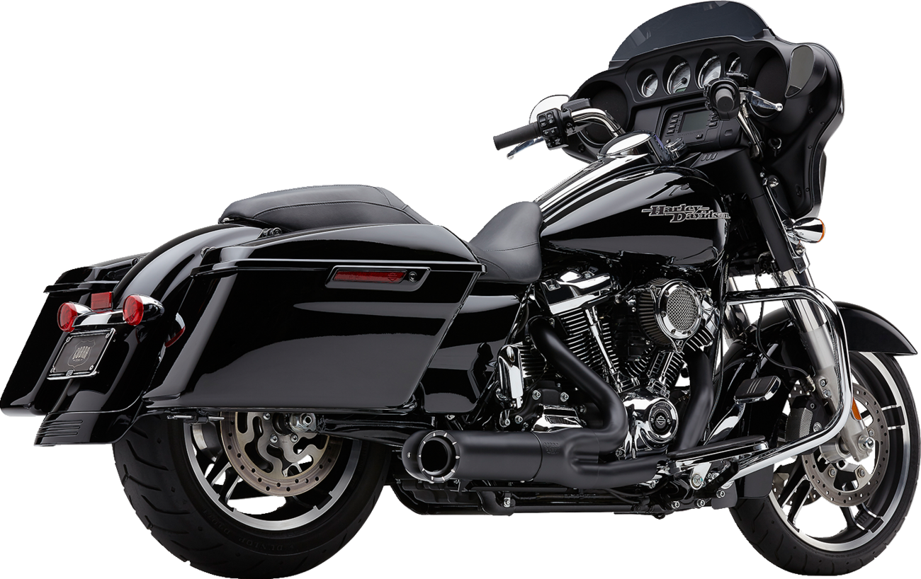 EXHAUST 2:1 W/TIP BLK FLH