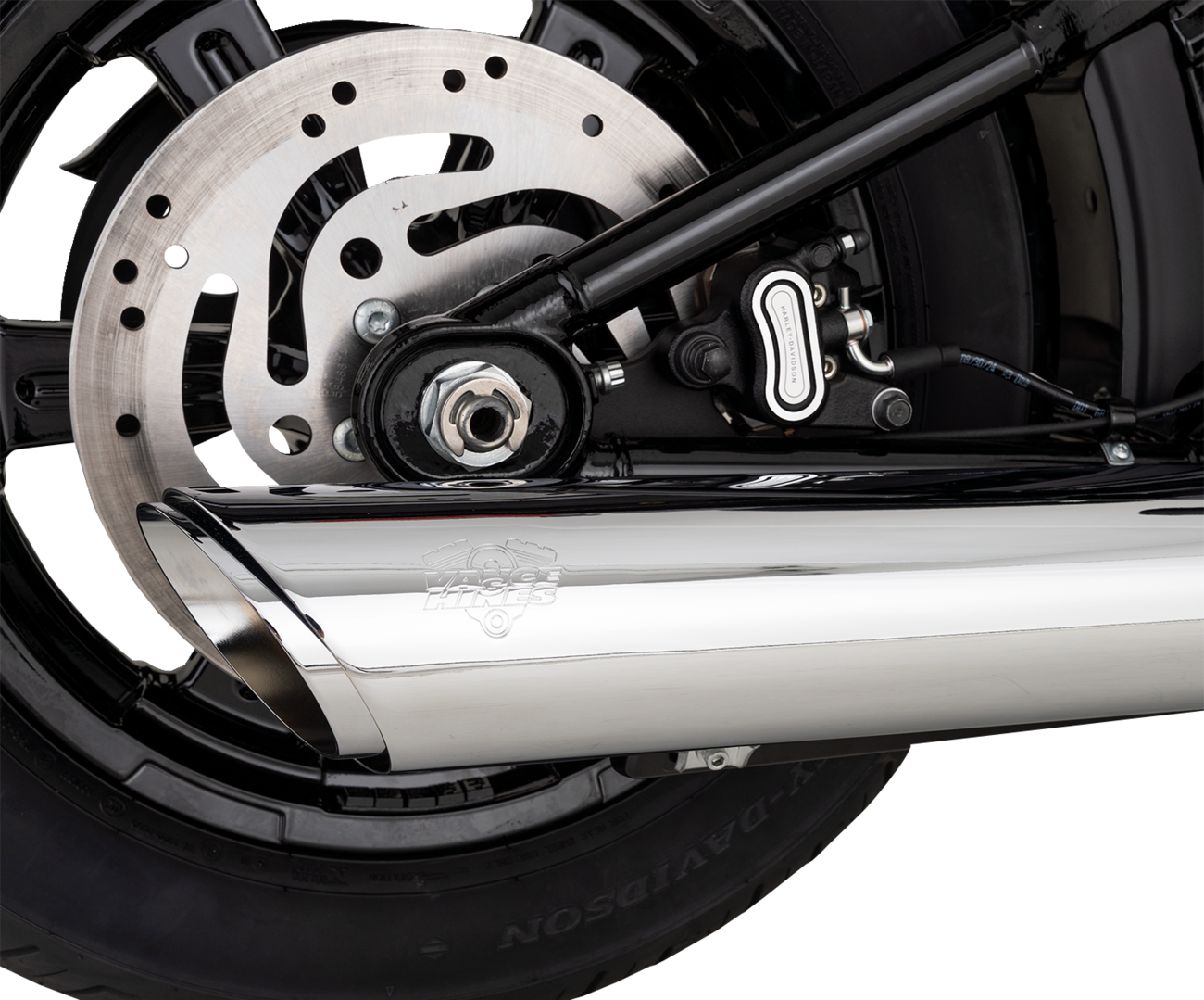 MUFFLER SLIP ON SOFTAIL CHROME