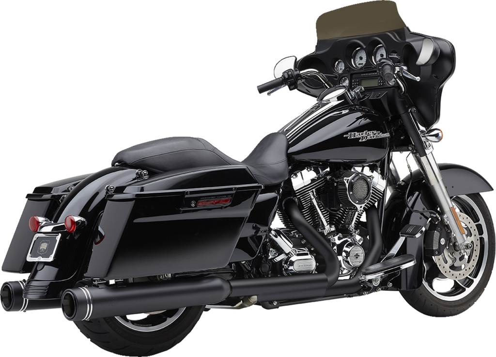 MUFFLER NH 4.5" FLH BLK