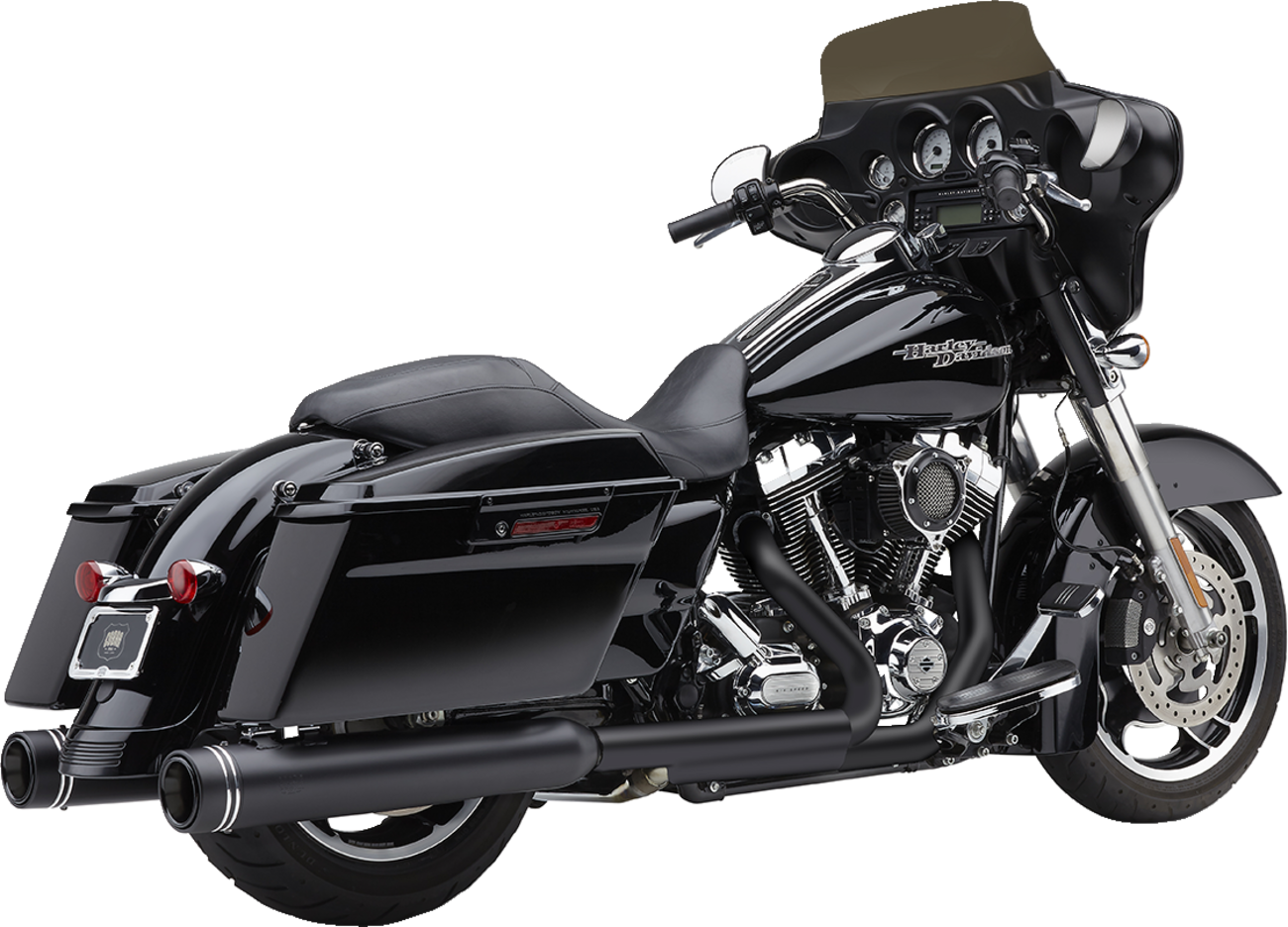 MUFFLER NH 4.5" FLH BLK