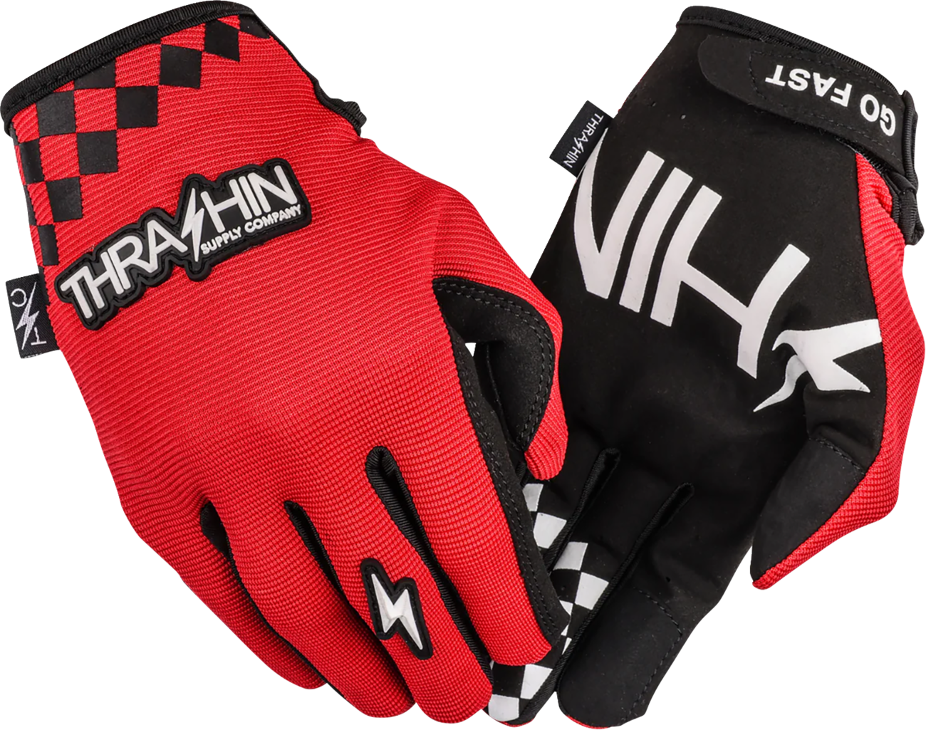 GLOVE GO FAST STEALTH RED LARGE