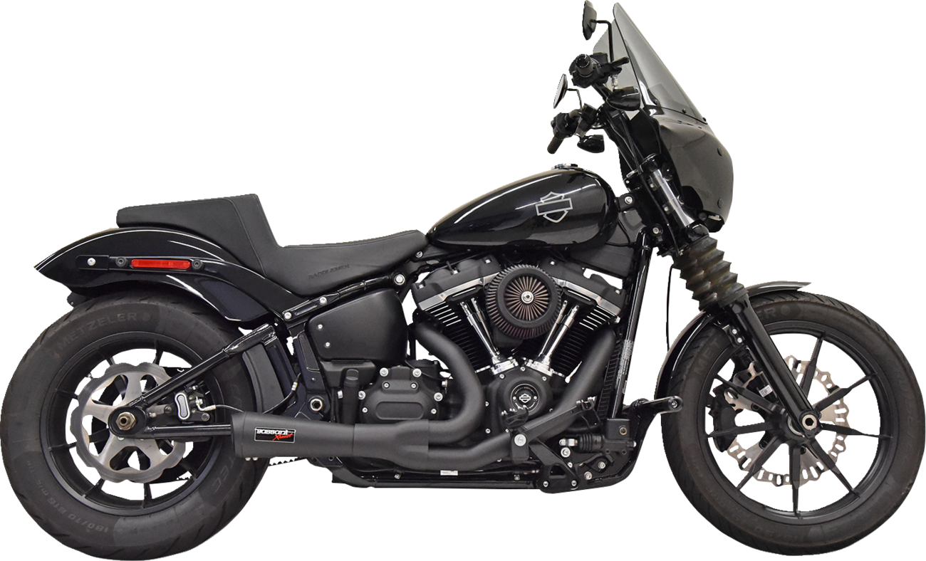 Exhaust 2:1 Road Rage 2 Ripper Short 49C Black M8 Softail