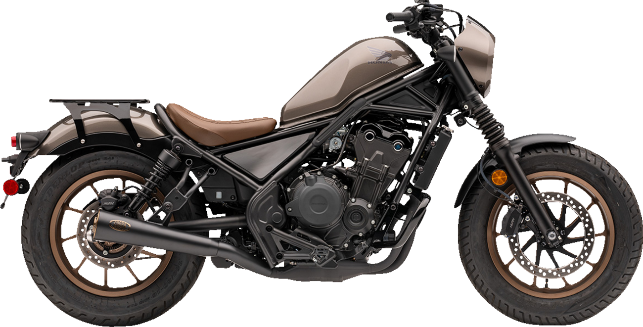 SLIP-ON MUFFLER (BLK) WITH BRONZE TIP REBEL 300/500 17-23