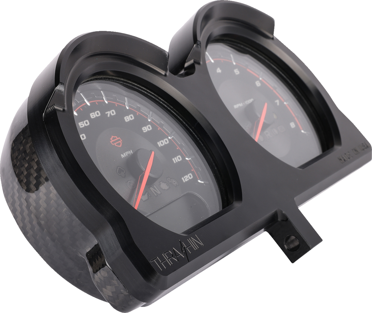 GAUGE RELOC KT FLTR BLK