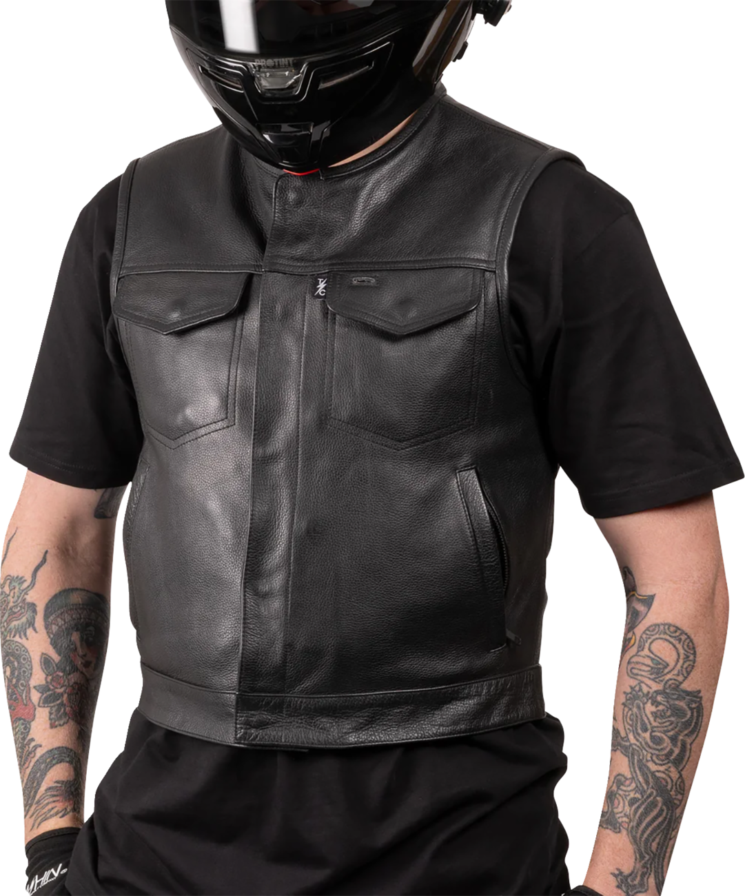 VEST ENCINAL SHORTY LEATHER 3XL