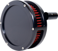 AIR CLEANER BA SLIM SOLID COVER BLACK/RED 93-99 EVO