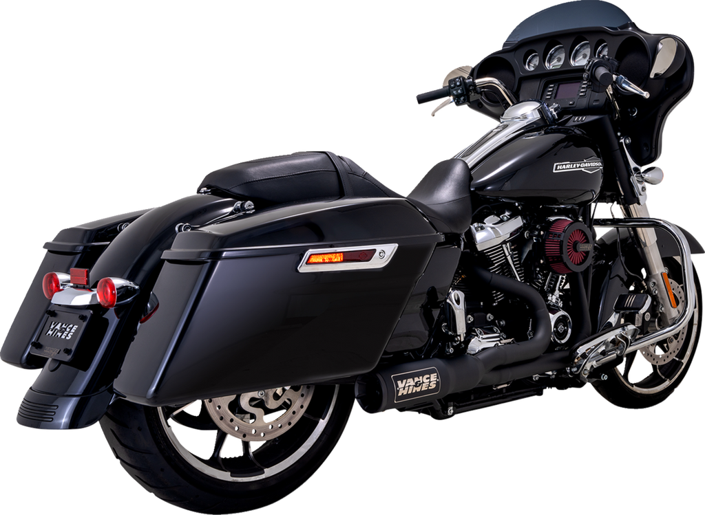 HIGH OUTPUT 2-1 EXHAUST BLACK TOURING