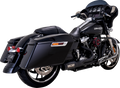 HIGH OUTPUT 2-1 EXHAUST BLACK TOURING