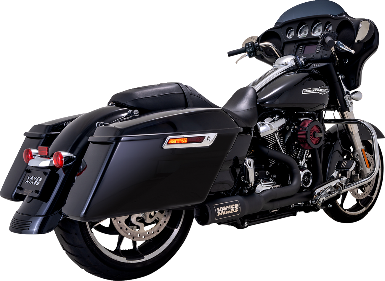 HIGH OUTPUT 2-1 EXHAUST BLACK TOURING