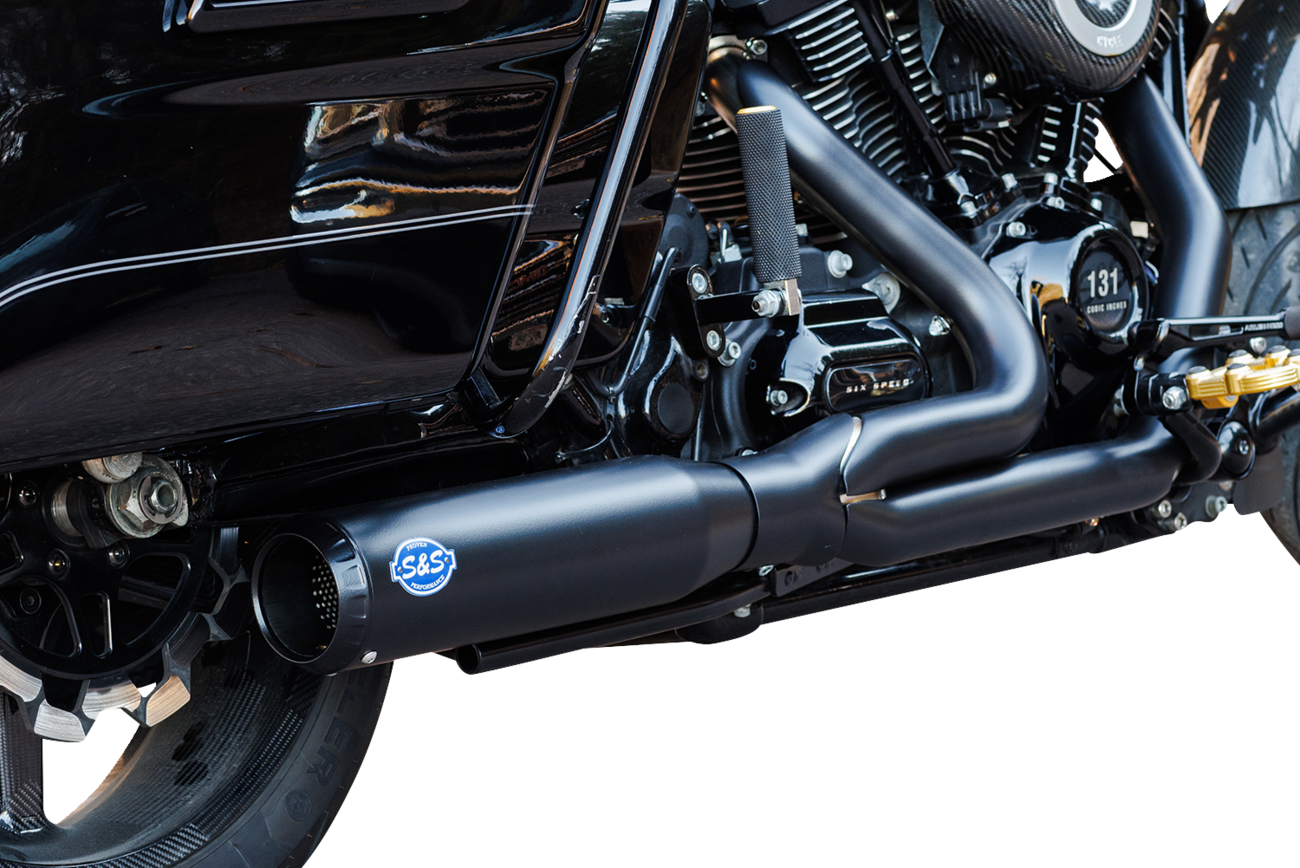 Exhaust 2:1 Qualifier 50 State Black M8 Touring 2017+
