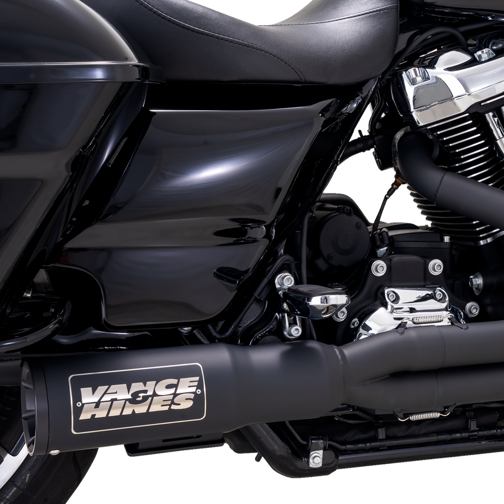 HIGH OUTPUT 2-1 EXHAUST BLACK TOURING
