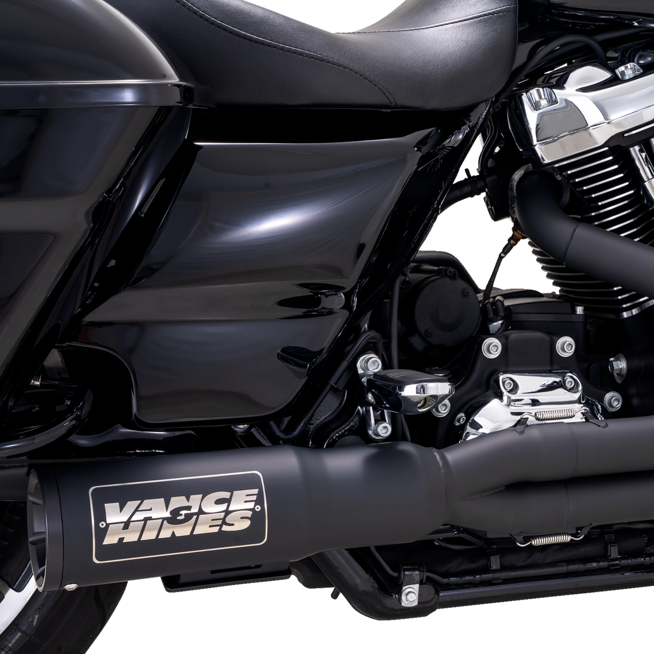 HIGH OUTPUT 2-1 EXHAUST BLACK TOURING