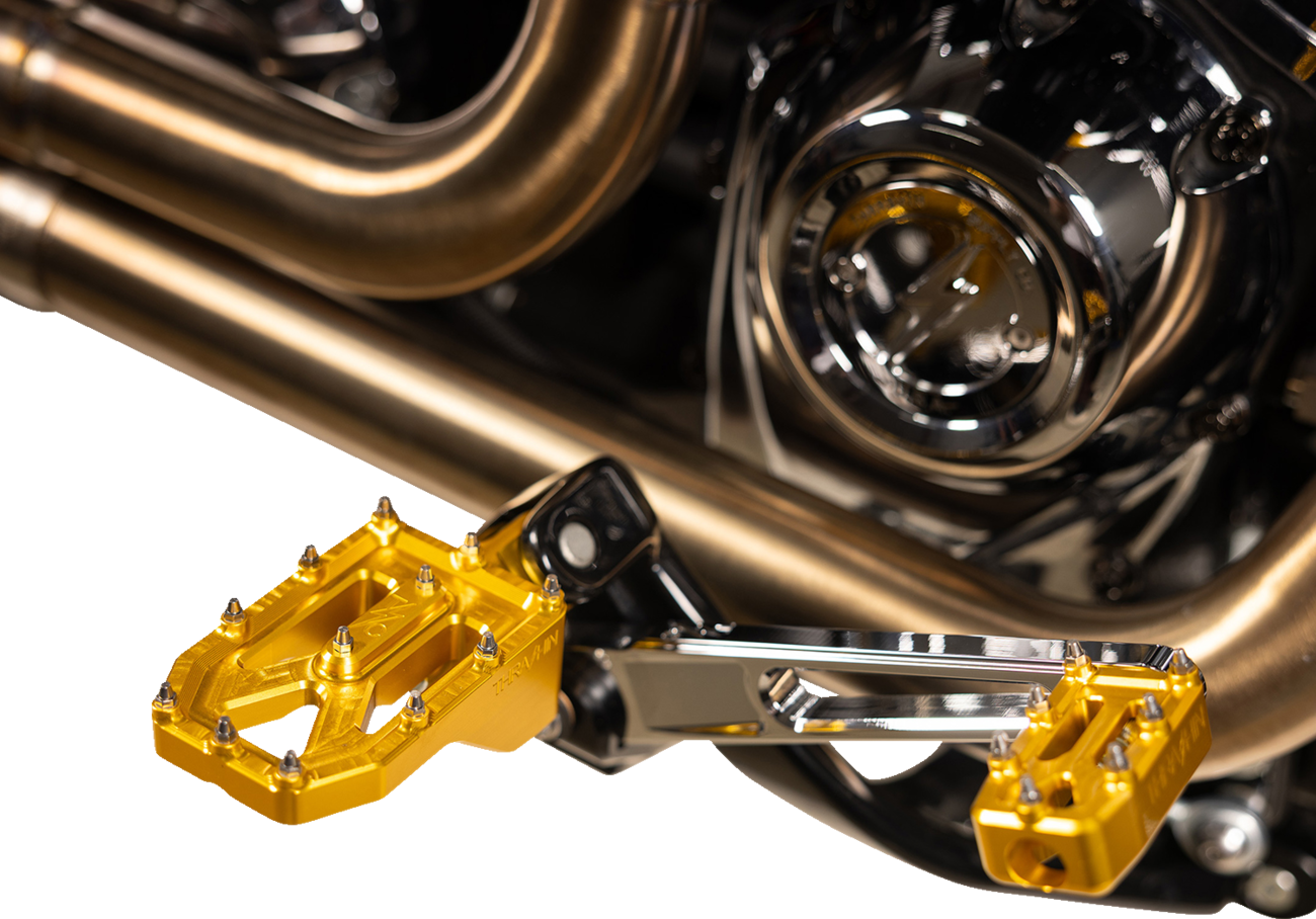 FOOTPEGS AGGRESSOR GOLD