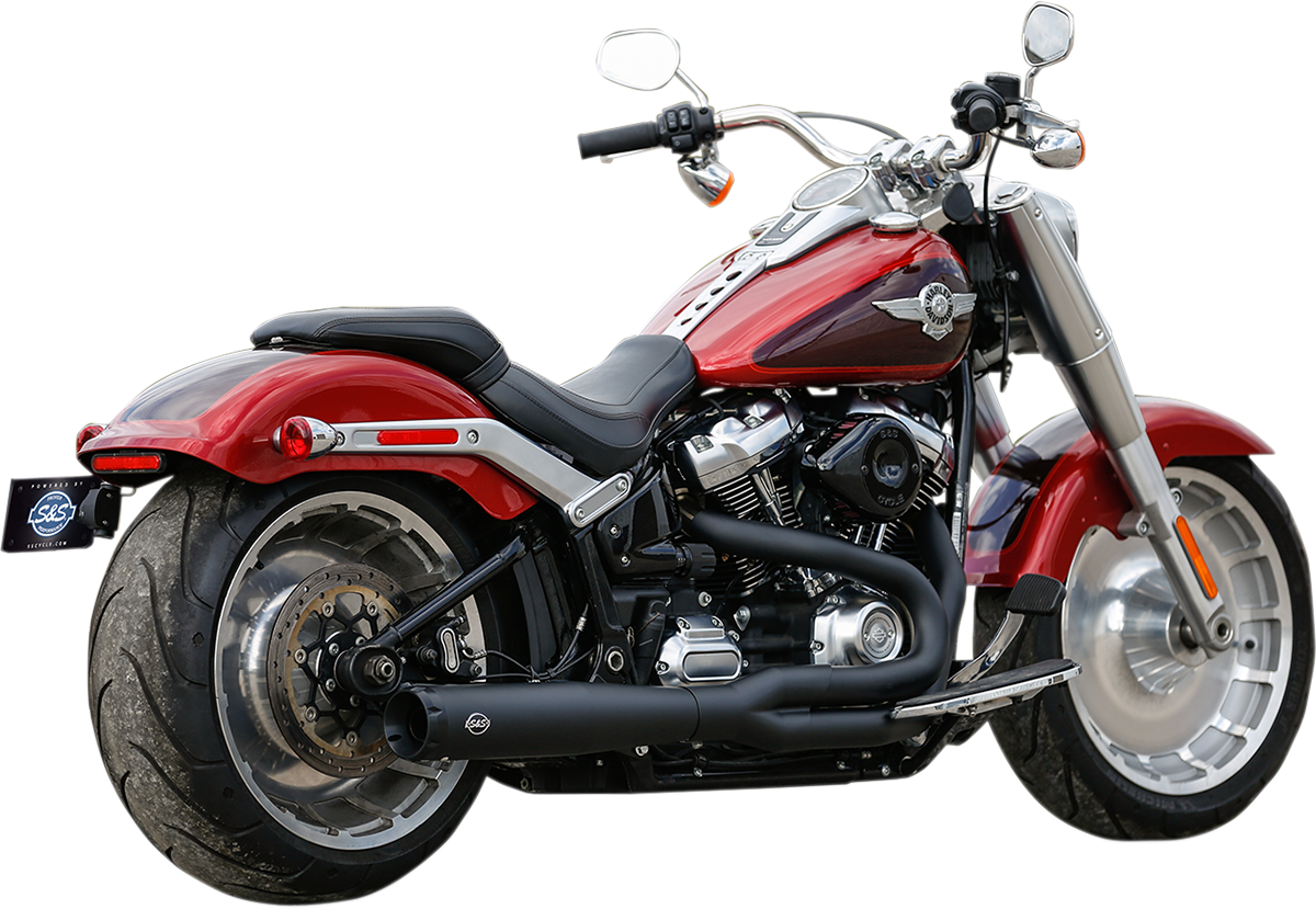 EXHAUST BLK 2-1 50ST M8ST