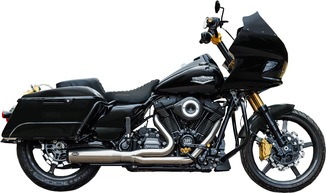 Exhaust 2:1 Qualifier 50 State Stainless M8 Touring 2017+