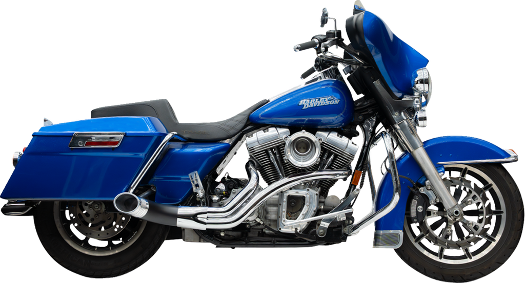 TRASK TWIN CAM "UP YOURS" 2:1 EXHAUST CHROME