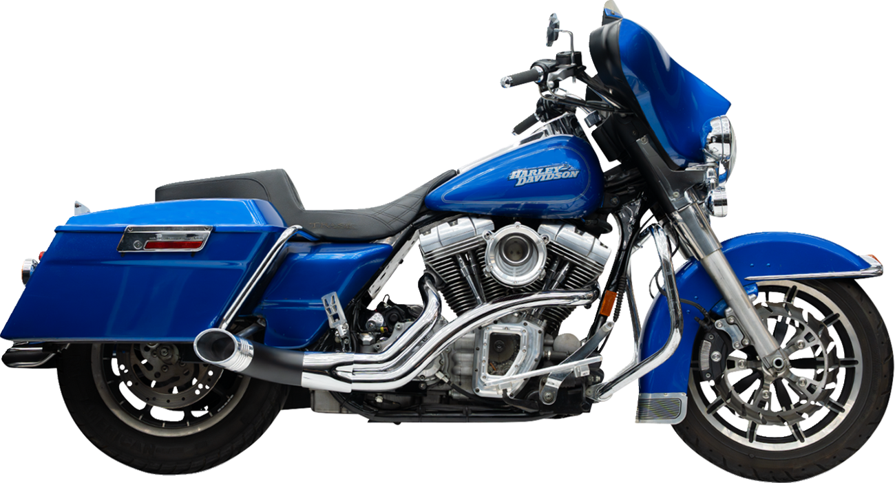 TRASK TWIN CAM "UP YOURS" 2:1 EXHAUST CHROME