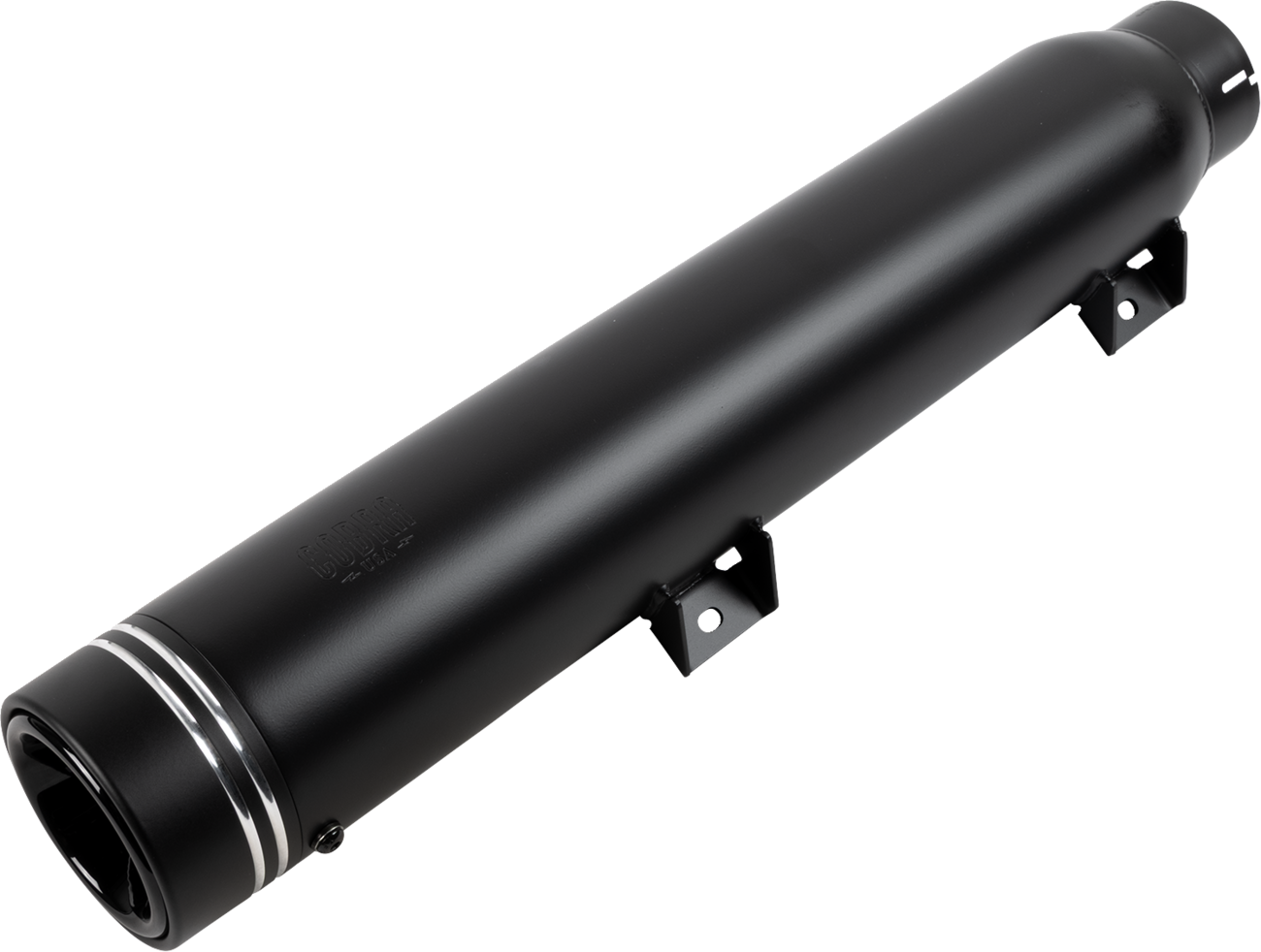 MUFFLER LONG DUAL GROVE TIP BLACK