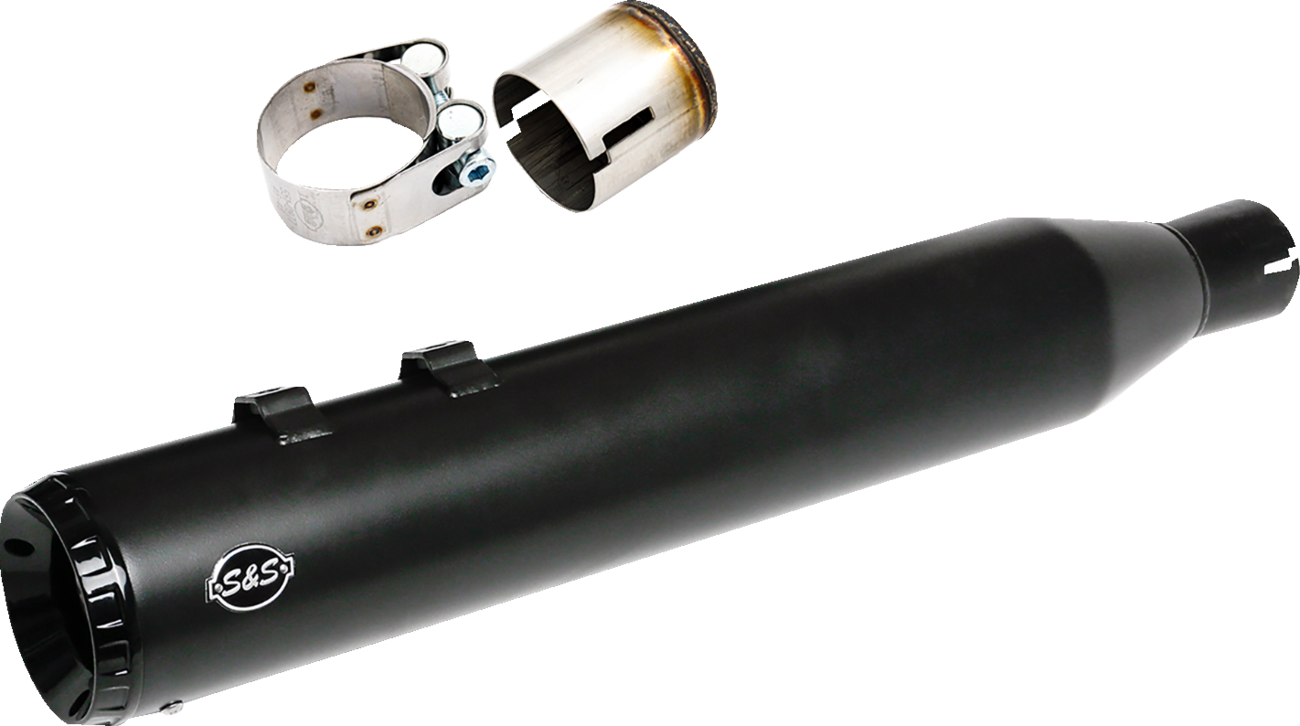 Muffler Swindler 2:1 Black 4.5" M8 Touring