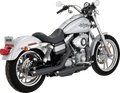 MUFFLERS 3" TWIN SLASH BLACK DYNA