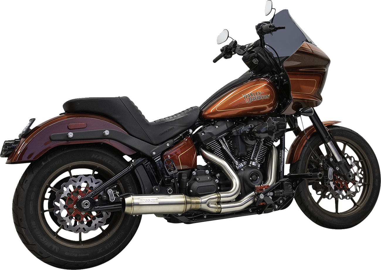Exhaust 2:1 Super Bike SS with 4" Muffler M8 Softail 18-23