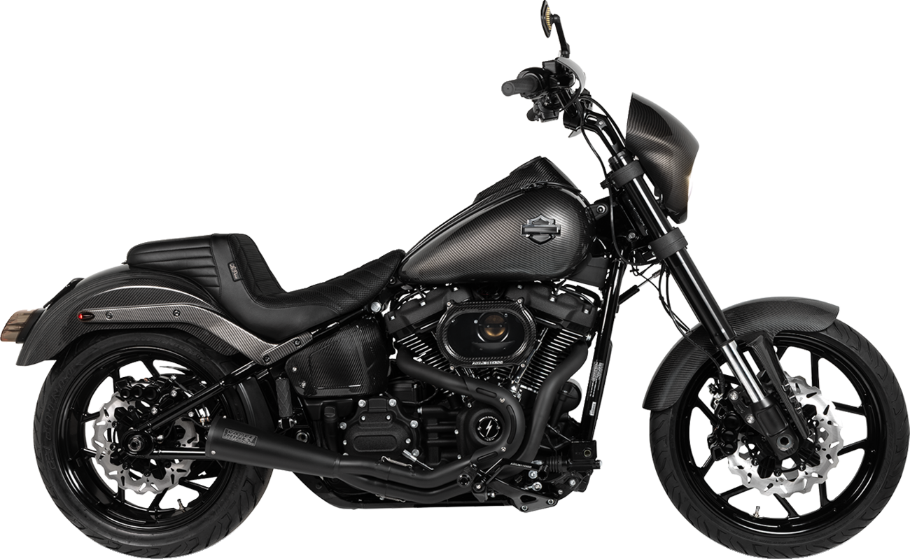 EXHAUST 2-1 SS BLK 18+ST