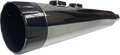 Mufflers 4.5" S/O Chrome w/Black End Cap OEM TC Touring