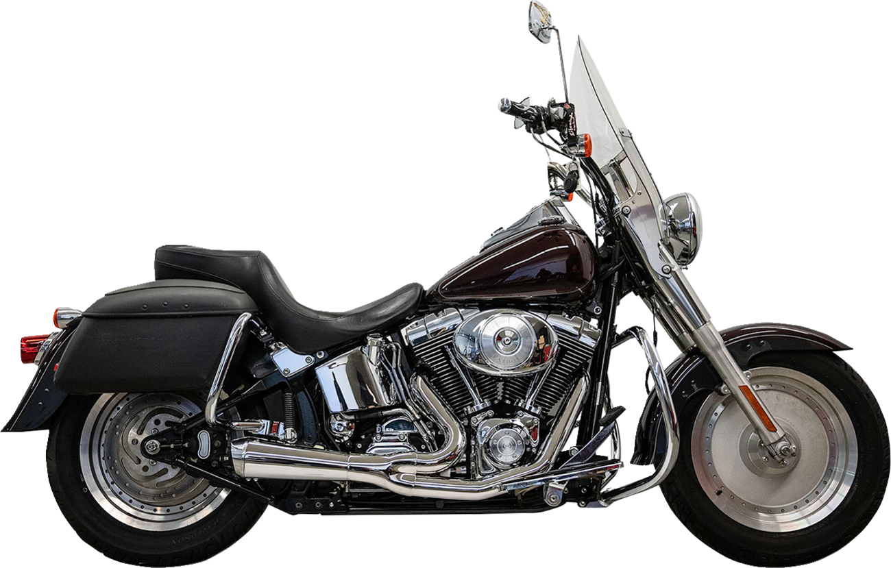 Exhaust 2:1 Ripper Short Chrome Softails 89-2017