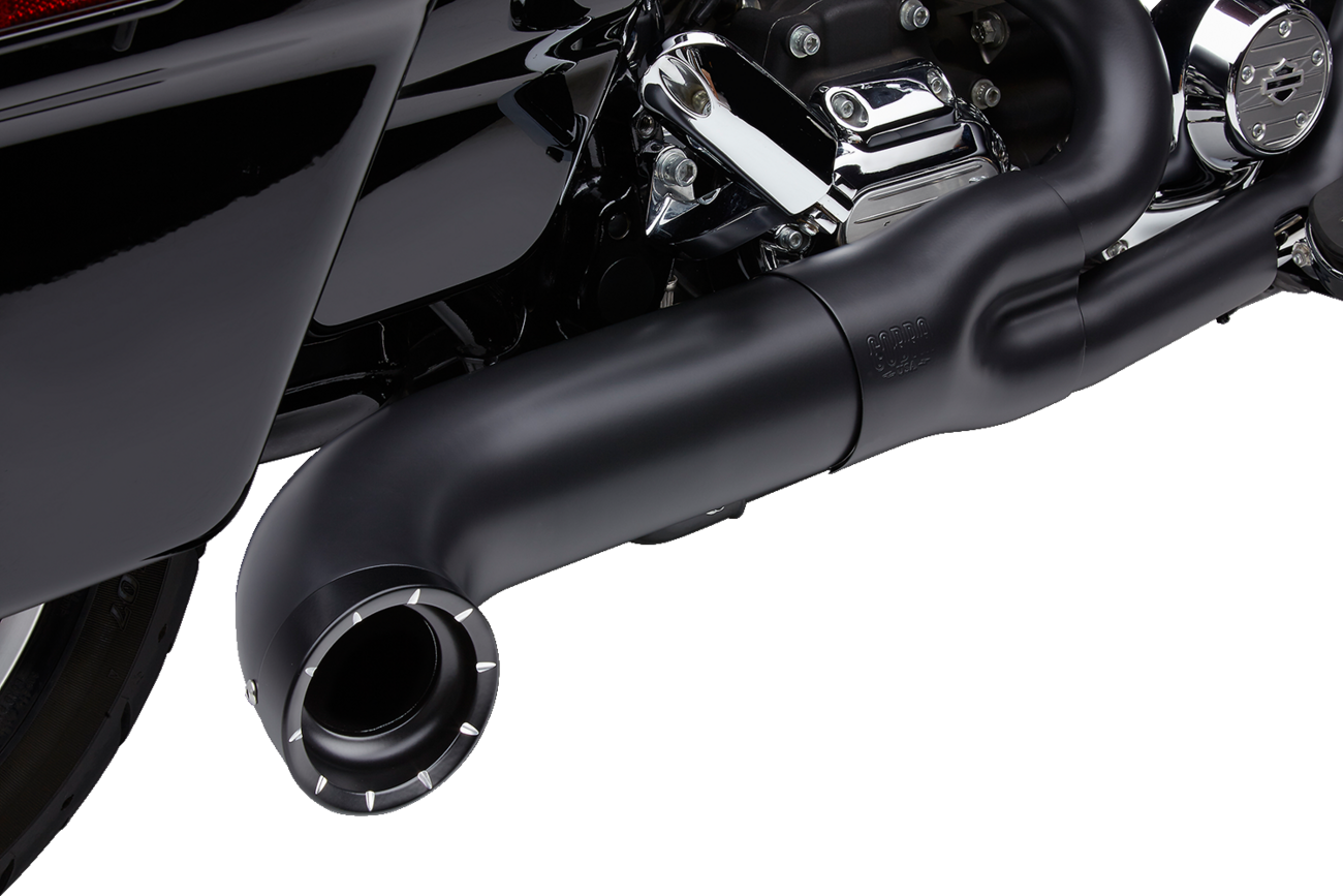 EXHAUST 2:1 W/TIP BLK FLH