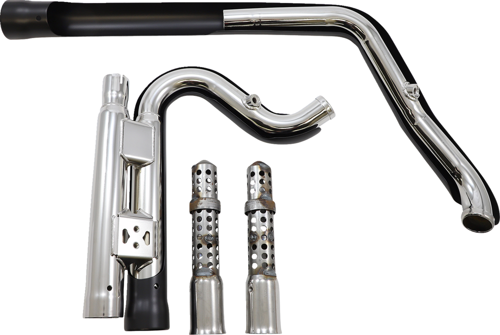 EXHAUST 909 BK DYNA 12-17