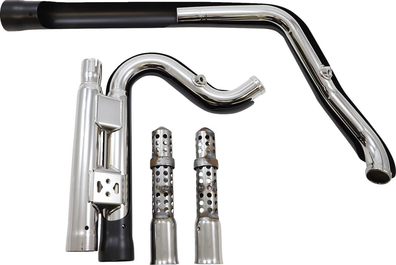 EXHAUST 909 BK DYNA 12-17
