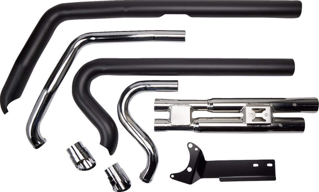 EXHAUST SPD SD BK DYNA 17