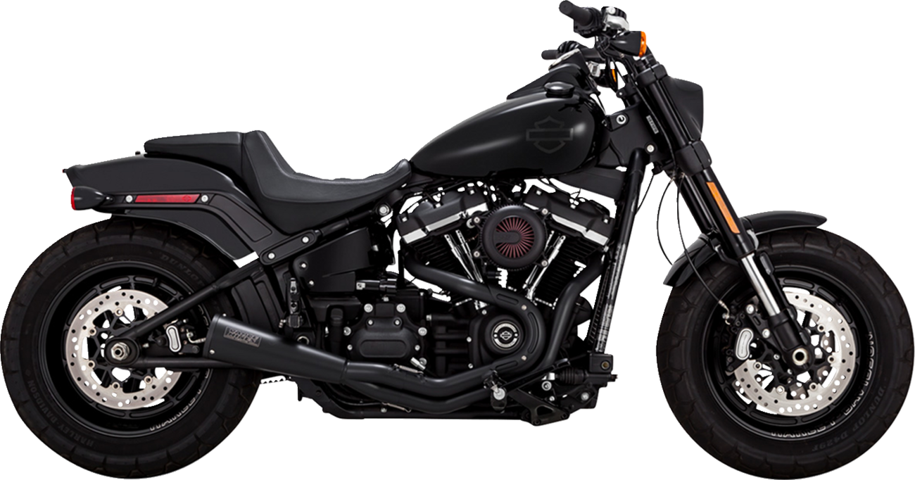 EXHAUST 2-1 SS BLK 18+ST