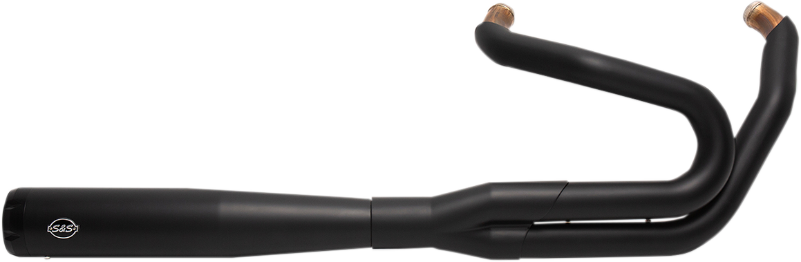 EXHAUST BLK 2-1 50ST M8ST
