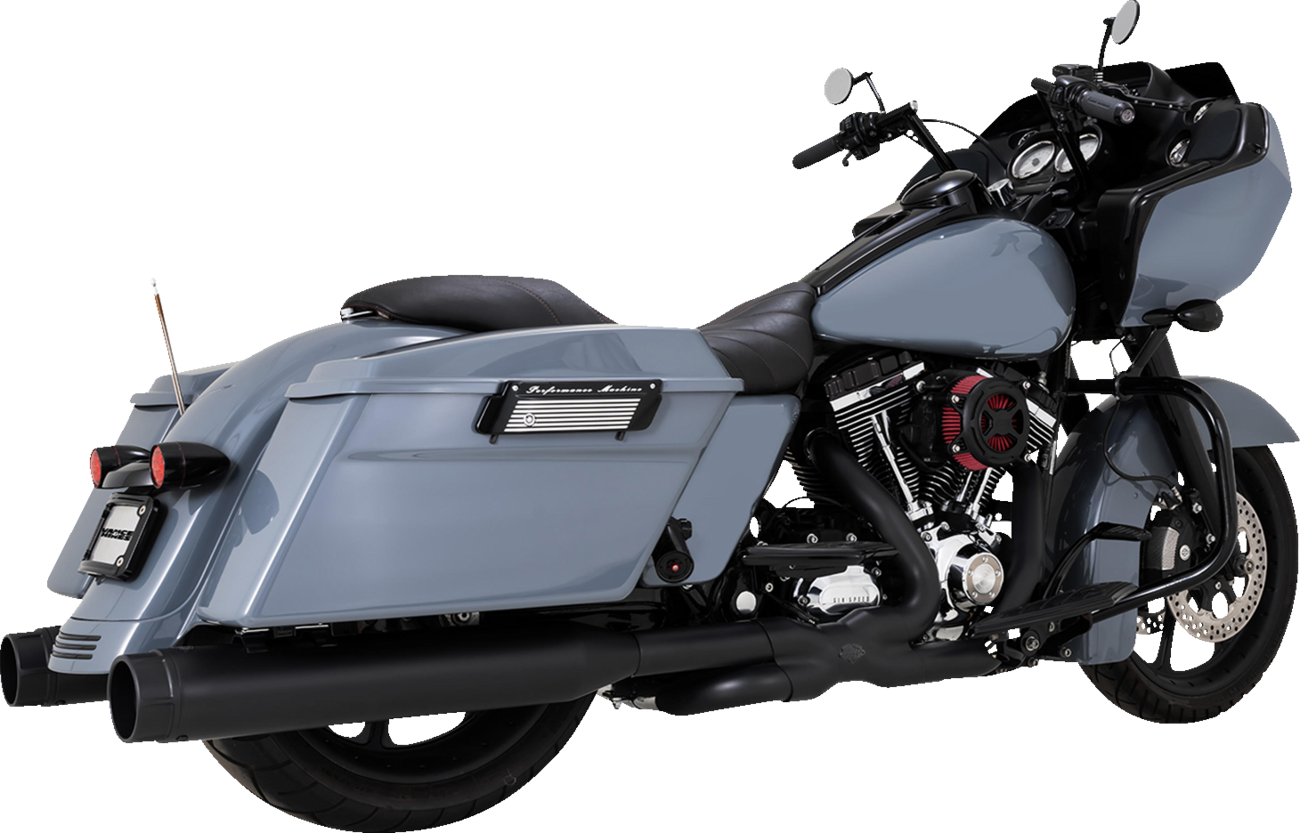 HEADPIPE PWR DUALS BLACK 09-16 TOURING