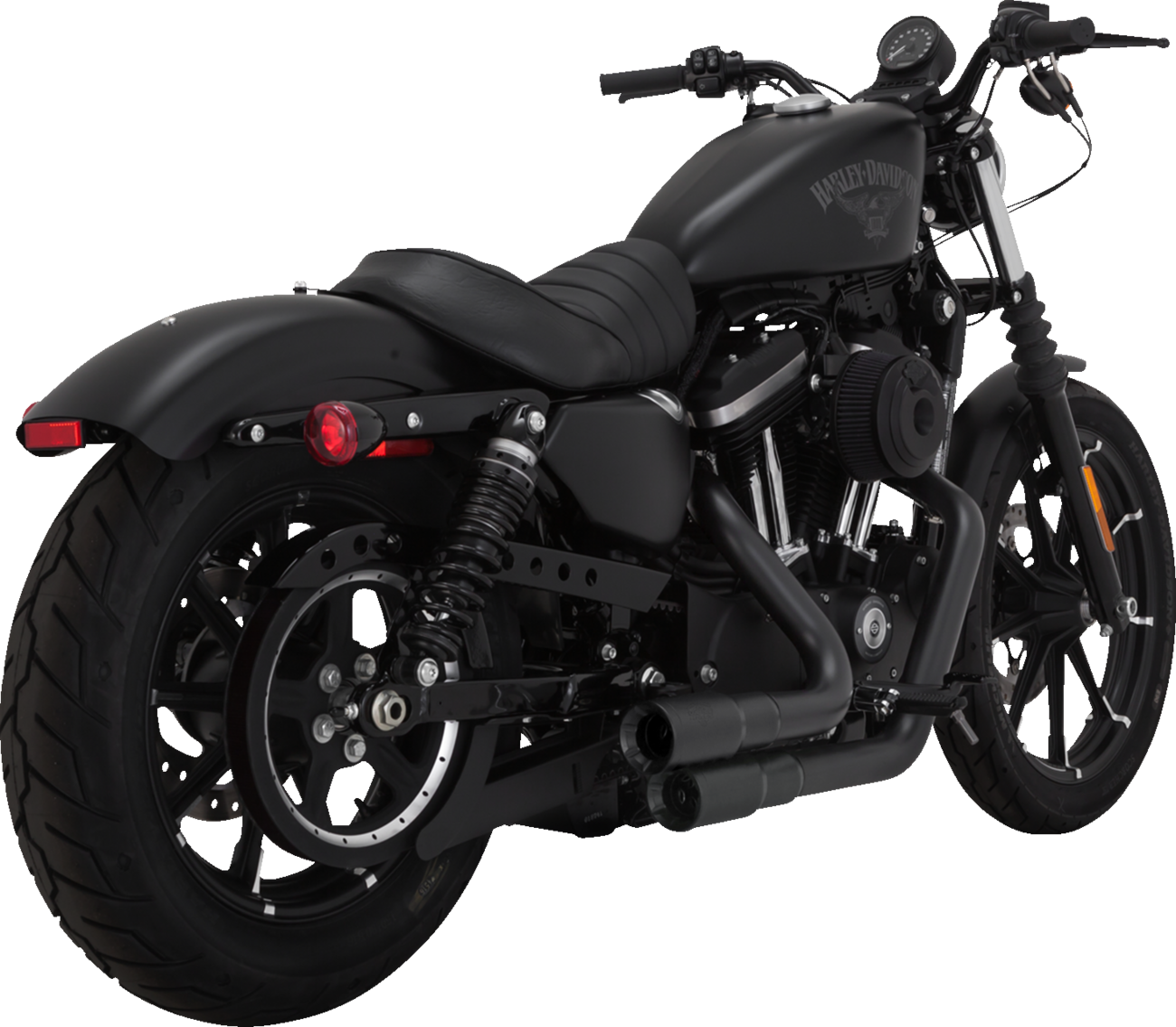EXHAUST MINI GRENADES 04-13 XL MATTE BLACK