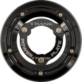 DERBY COVER AND POWER PLATE KIT M8 SFTL BLK/BLK