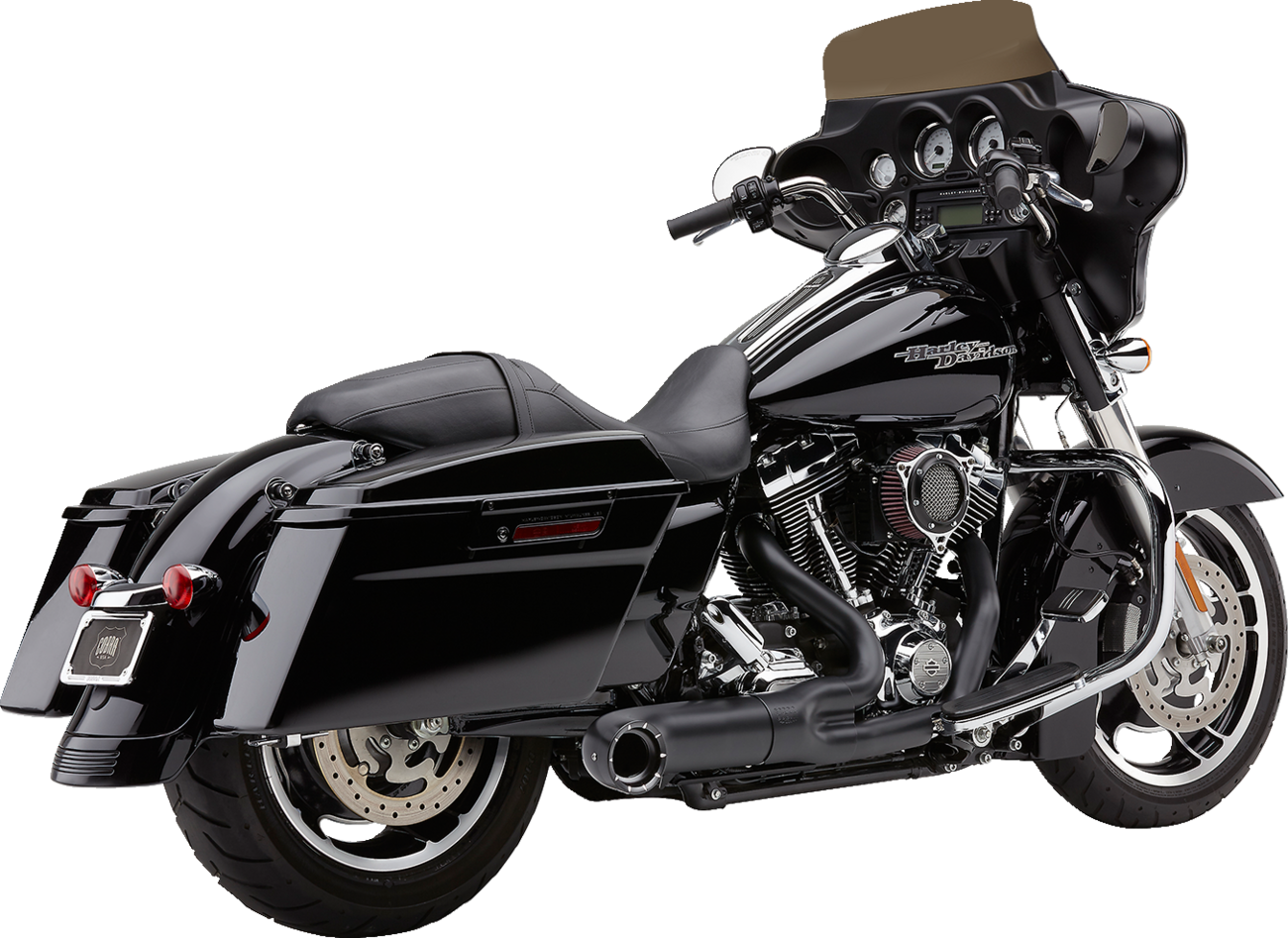 EXHAUST 2:1 W/TIP BLK FLH
