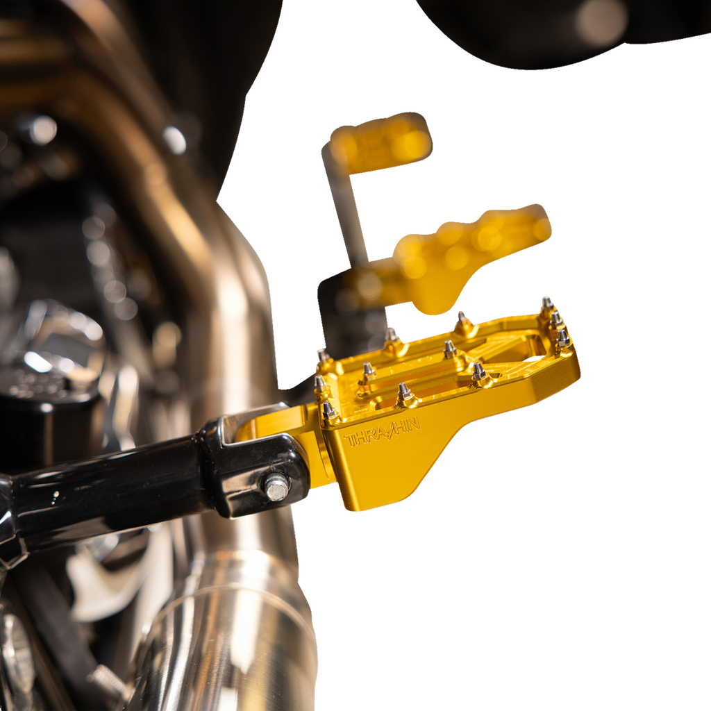 FOOTPEGS AGGRESSOR GOLD
