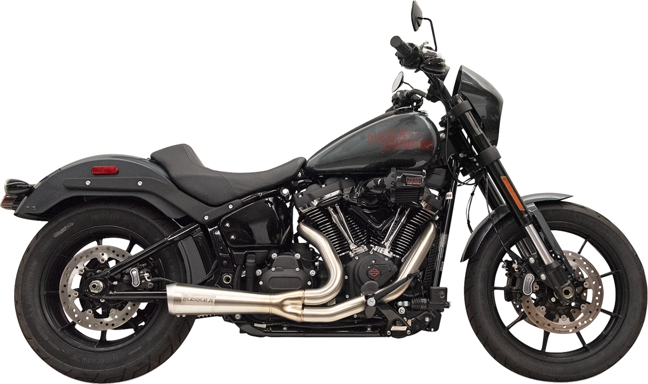 EXHAUST SHORT RIPPER 2:1 STAINLESS M8 SOFTAIL
