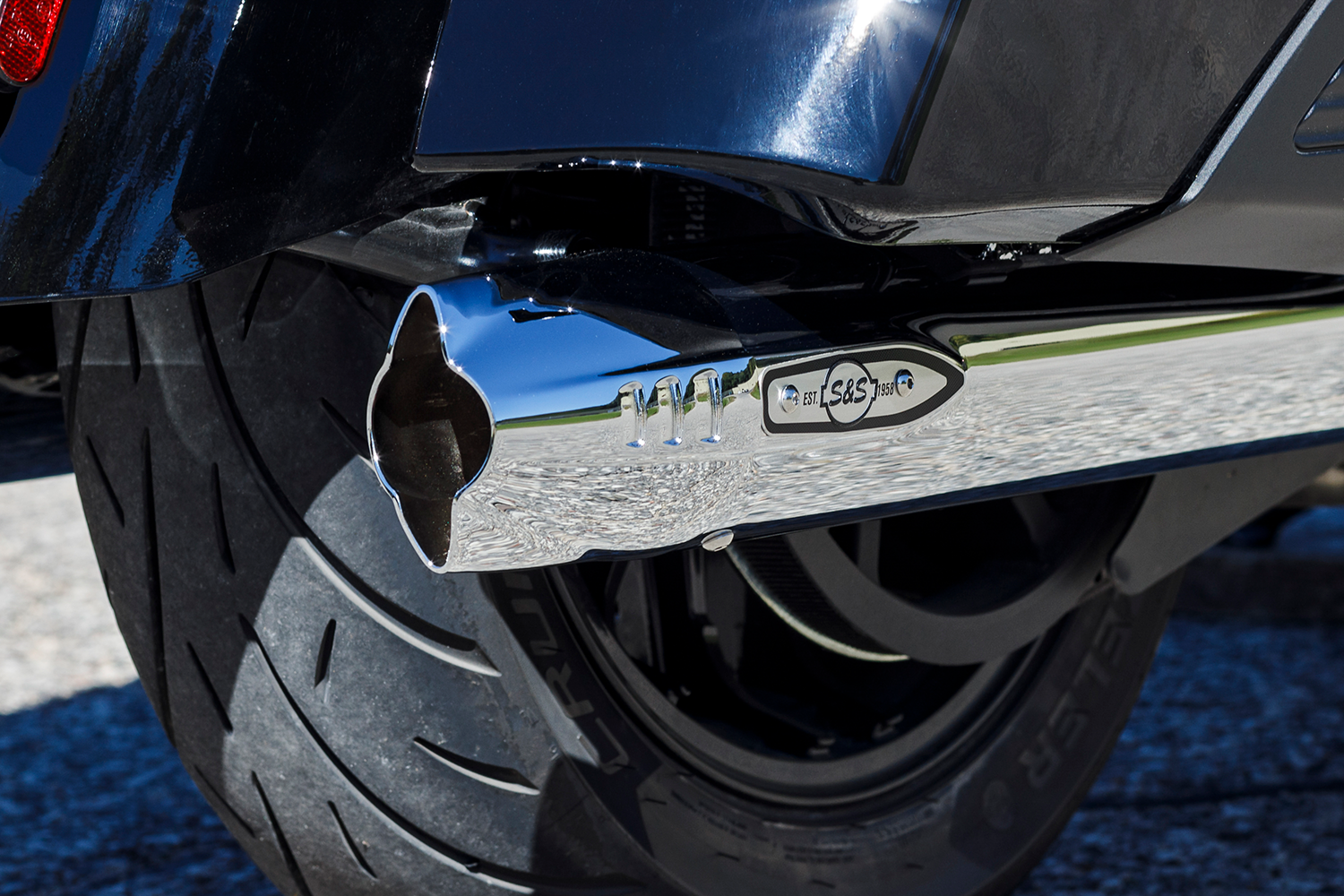MUFFLER F-TAIL CHR.INDIAN