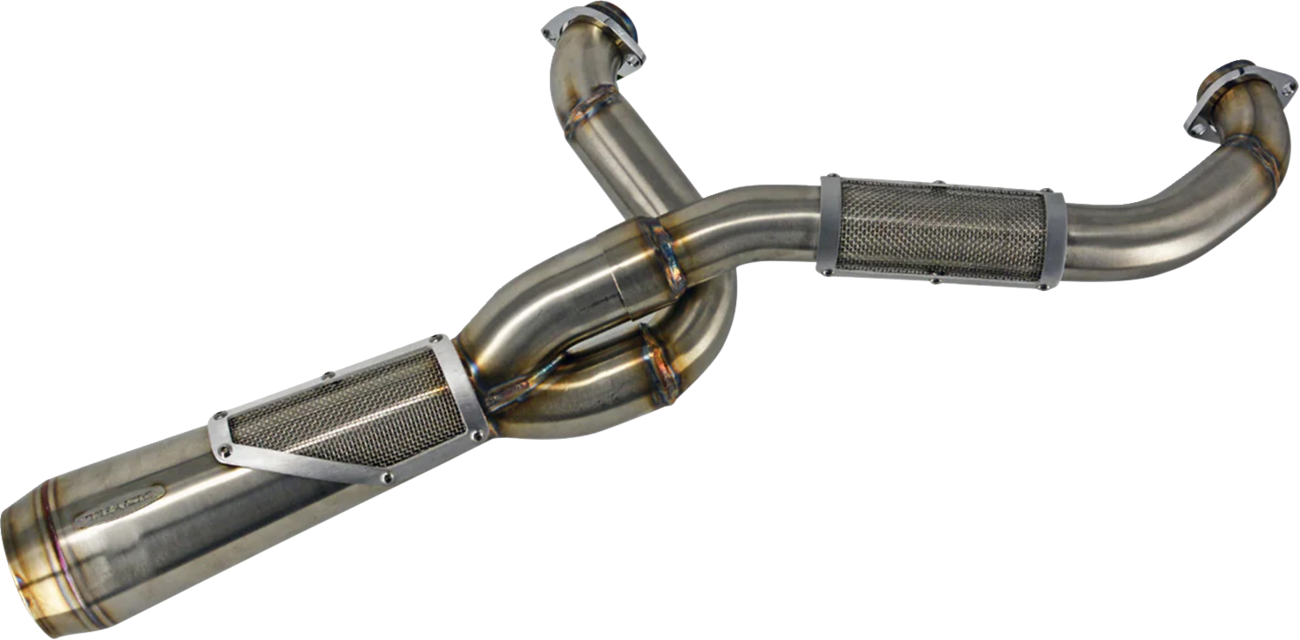 EXHAUST 2:1 BIG SEXY STAINLESS M8 SOFTAIL