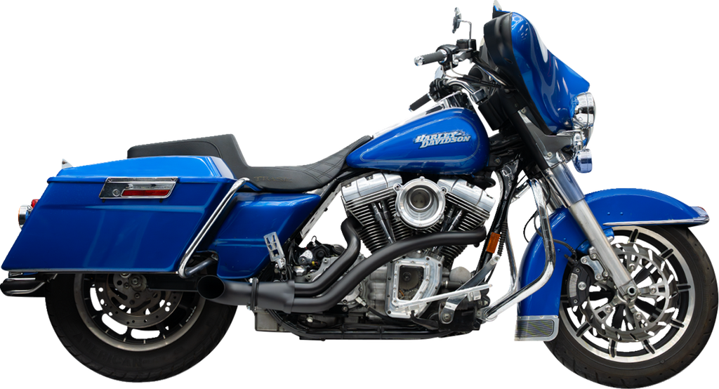 TRASK TWIN CAM "BMF" 2:1 EXHAUST BLACK