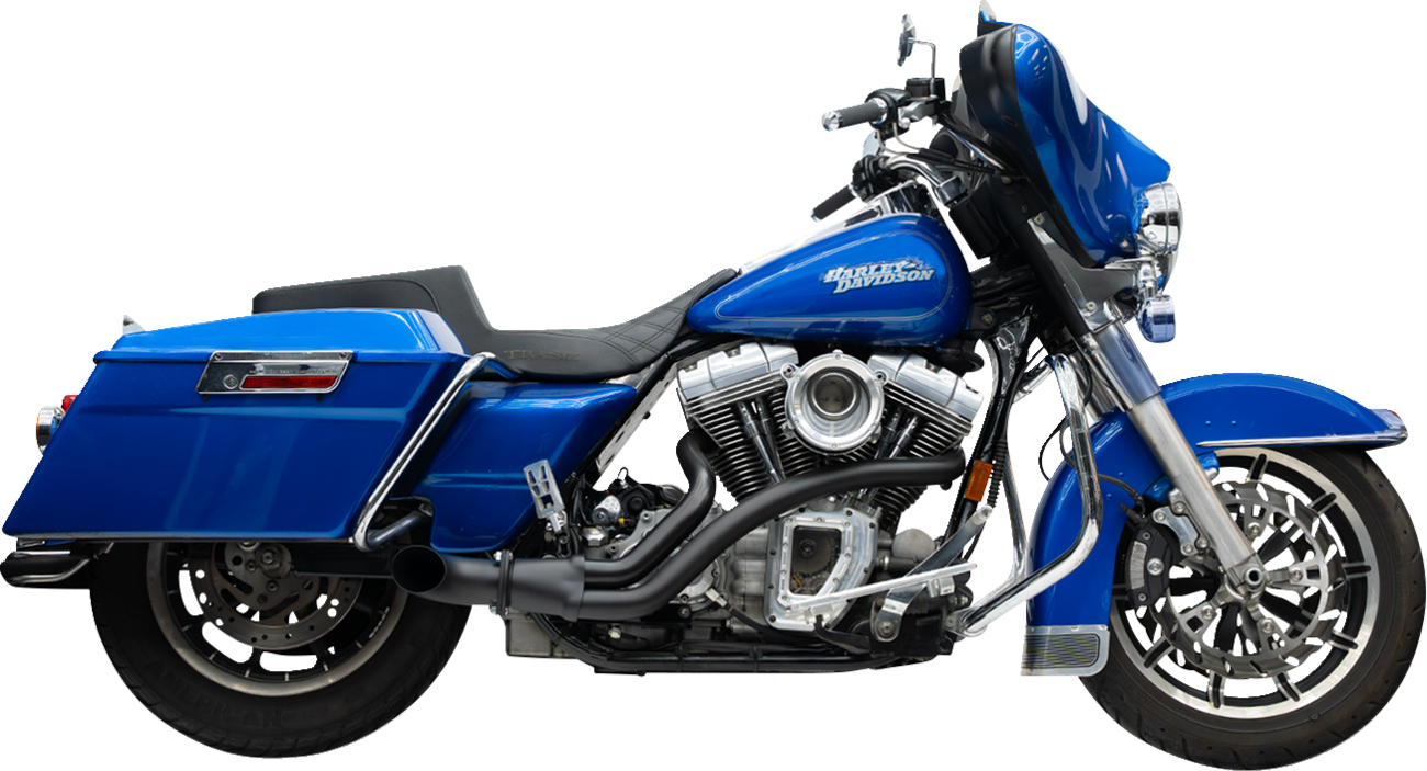 TRASK TWIN CAM "BMF" 2:1 EXHAUST BLACK