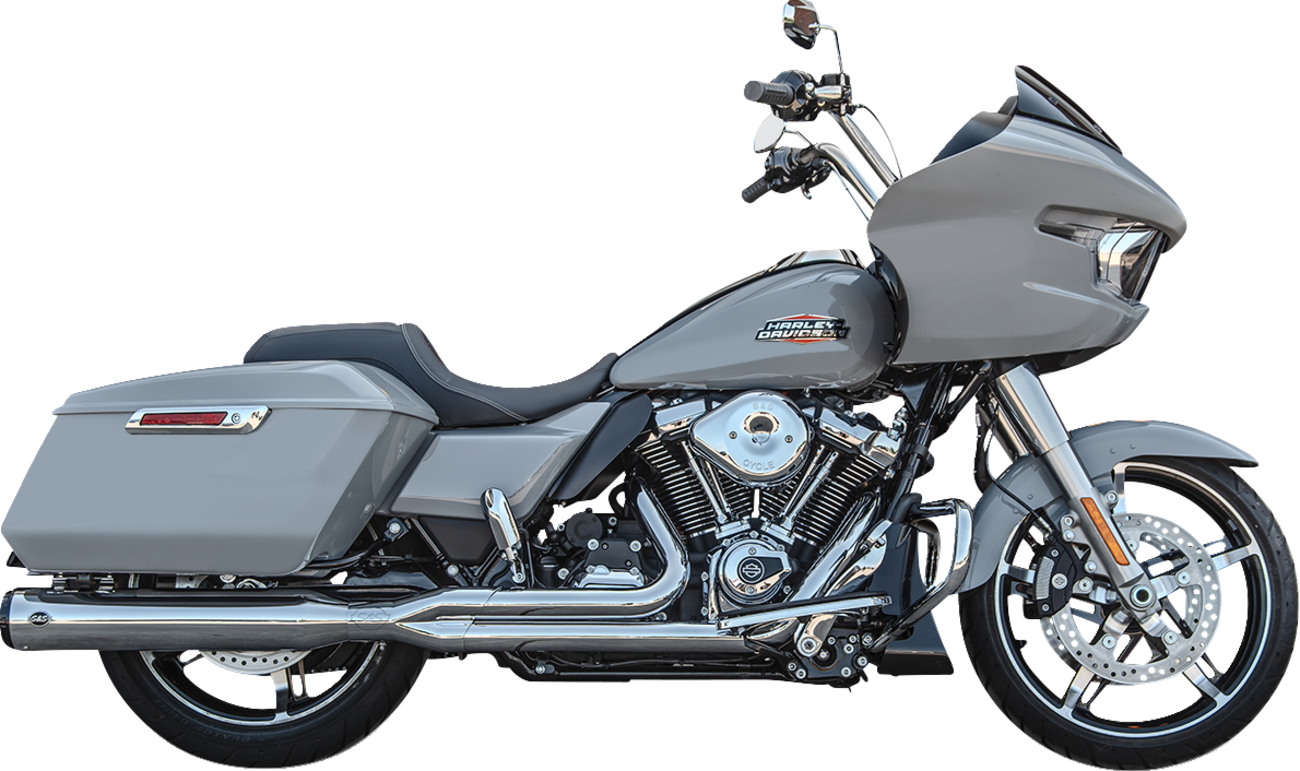 EXHAUST GNX RACE ONLY 2:1 CHROME M8 TOURING 2017-25